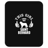 This Girl Loves Saint Bernard Mousepad