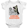 This Girl Loves Her German Shepherd Baby Onesie