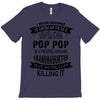Super Cool Pop Pop Of A Freaking Awesome Granddaughter T-Shirt