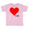 Besties Heart Family Matching Toddler T-shirt