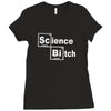 science bitch Ladies Fitted T-Shirt