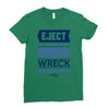 eject yourself Ladies Fitted T-Shirt