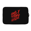 only the mad Laptop sleeve
