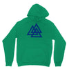 valknutr knoten der gefallenen odin nordisch symbol aspekte wotan Unisex Hoodie