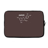janus molecule funny retro tv utopia fashion science series Laptop sleeve