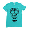 loco coco skul Ladies Fitted T-Shirt