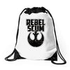 rebel scum Drawstring Bags