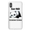 say no to doing things iPhoneX