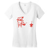 robot control Women's V-Neck T-Shirt