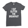 i eat breakfast Ladies Fitted T-Shirt