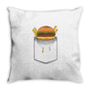 Pocket Burger Throw Pillow