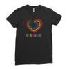 Rainbow Baby Ladies Fitted T-Shirt