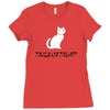trick or treat Ladies Fitted T-Shirt