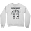 onward robots! &ndash; by chris ware Crewneck Sweatshirt