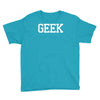 geek printed Youth Tee