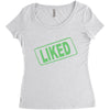 liked Women's Triblend Scoop T-shirt