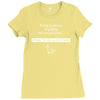 being a person is getting Ladies Fitted T-Shirt