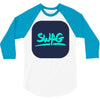 swag blu 3/4 Sleeve Shirt