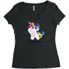 Unicorn Women's Triblend Scoop T-shirt