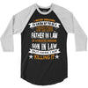 Super Cool Father In Law Of A Freaking Awesome Son In Law 3/4 Sleeve Shirt