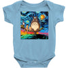 Totoro Van Gogh Parody Baby Bodysuit