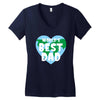 World's Best Dad Looks Like Women's V-Neck T-Shirt