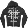 tic tac toe draw Zipper Hoodie