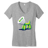 scratchy Women's V-Neck T-Shirt