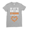 if it's not on strava it didn't happen Ladies Fitted T-Shirt
