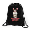 busy doing nothing Drawstring Bags