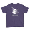 drummer drum kit indie rock music Youth Tee