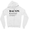 Bacon Noun Zipper Hoodie