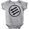 antifa arrows Baby Bodysuit