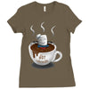 marshmallow man Ladies Fitted T-Shirt