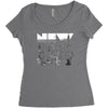 new york city Women's Triblend Scoop T-shirt