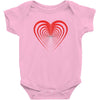 love red Baby Bodysuit
