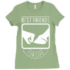 limited edition best friends hoof Ladies Fitted T-Shirt