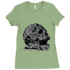 celtic skull Ladies Fitted T-Shirt