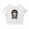 smokin pipes n feathers Crop Top