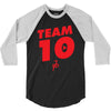 team 10 red 3/4 Sleeve Shirt
