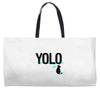 yolo cat Weekender Totes