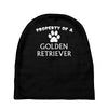 property of a golden retriever Baby Beanies