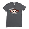 July Peeking Out Baby Boy in Spanish Ladies Fitted T-Shirt