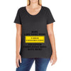 Under Construction Personalize Baby Ladies Curvy T-Shirt