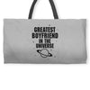 Greatest Boyfriend In The Universe Weekender Totes