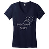 sheldon's spot Women's V-Neck T-Shirt