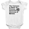 The Universe Is Made Of Protons, Neutrons, Electrons, Morons Baby Bodysuit