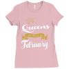 queens are born in february Ladies Fitted T-Shirt