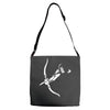 pfeil bogen archery arrow bow magic fantasy hunter schurke assasins ga Adjustable Strap Totes