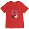 heart attack V-Neck Tee